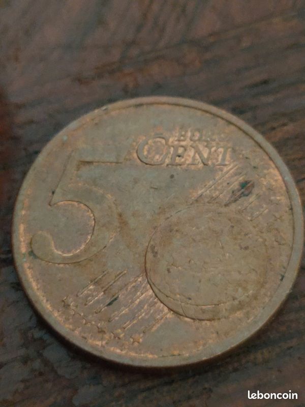 Pièce 5 Cent Euro Italie 2002 (image 2)