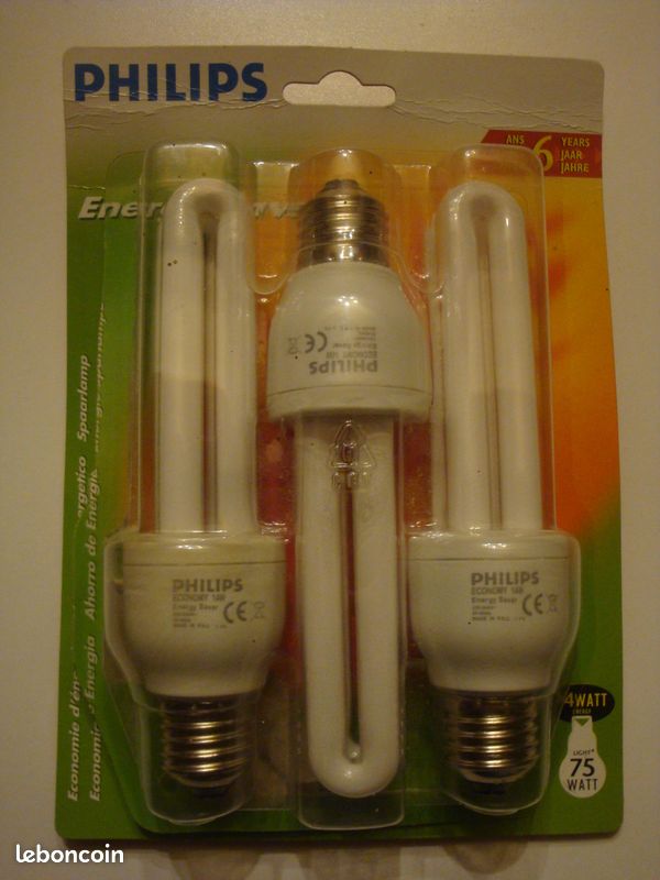 3 Ampoules PHILIPS Neuves - JF69 (image 1)