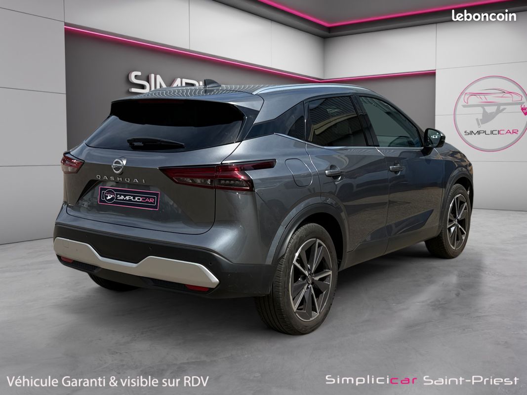 NISSAN QASHQAI 1.3 MILD HYBRID 140 TEKNA 140Ch camera de recul et 360 Garantie 12 mois (image 5)