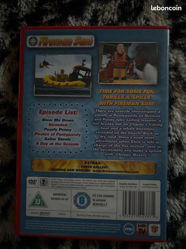 DVD Fireman Sam ( sam le pompier) (image 2)