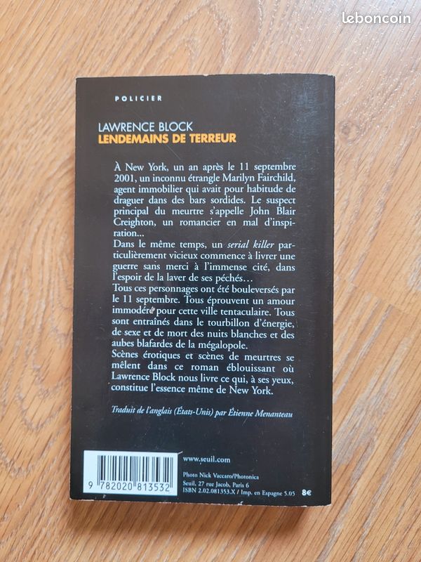 📚 Lendemains de terreur - Lawrence Block (image 2)