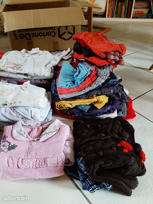 Lot vêtements hiver fille 12 mous (image 2)
