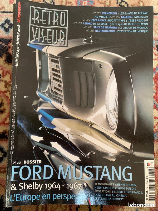 Magazine automobiles anciennes "rétroviseur "année 2008 complète (image 1)