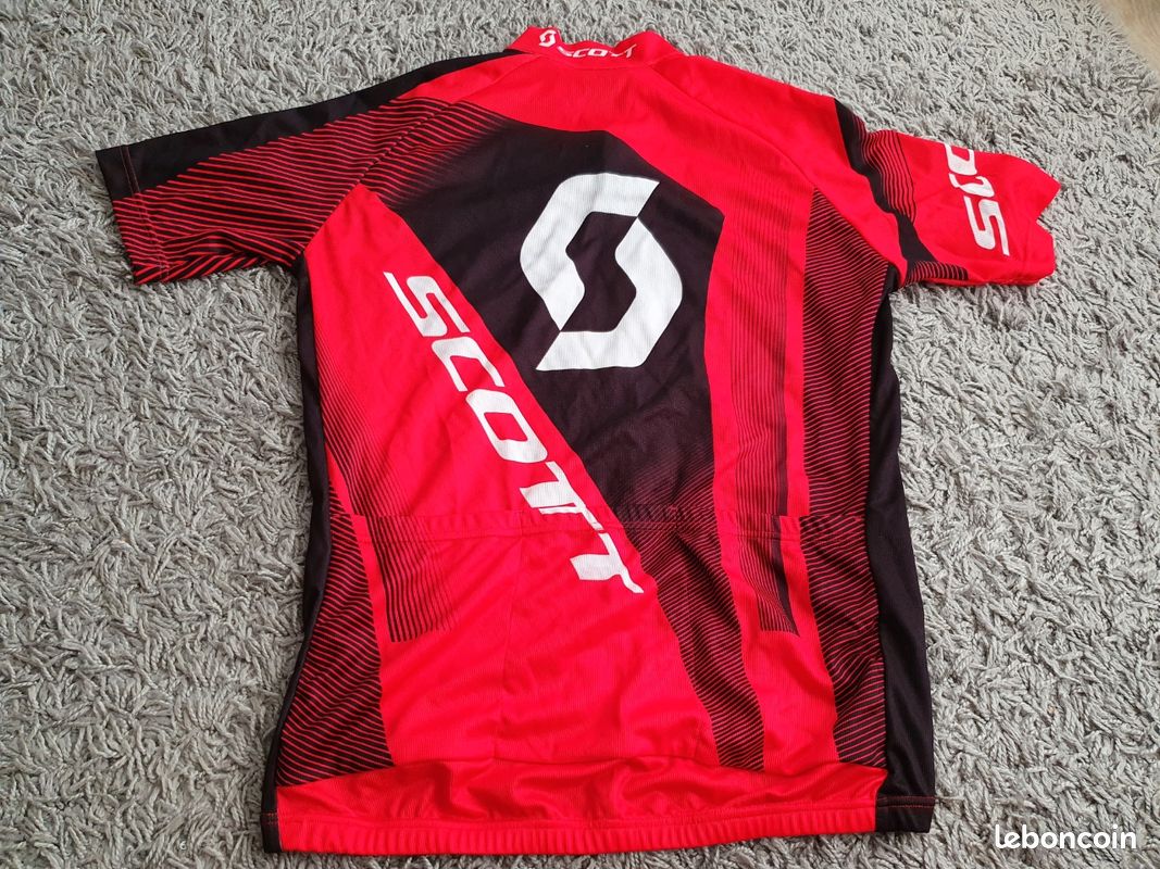 Scott-Ensemble de maillot de cyclisme à manches courtes pour homme