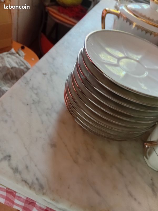 Set de porcelaine argent (image 6)