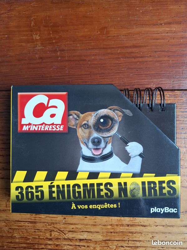 365 énigmes noires ça m'intéresse NEUF (image 2)