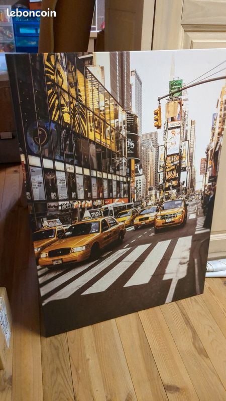 Tableau toile tendue taxis New York (image 1)