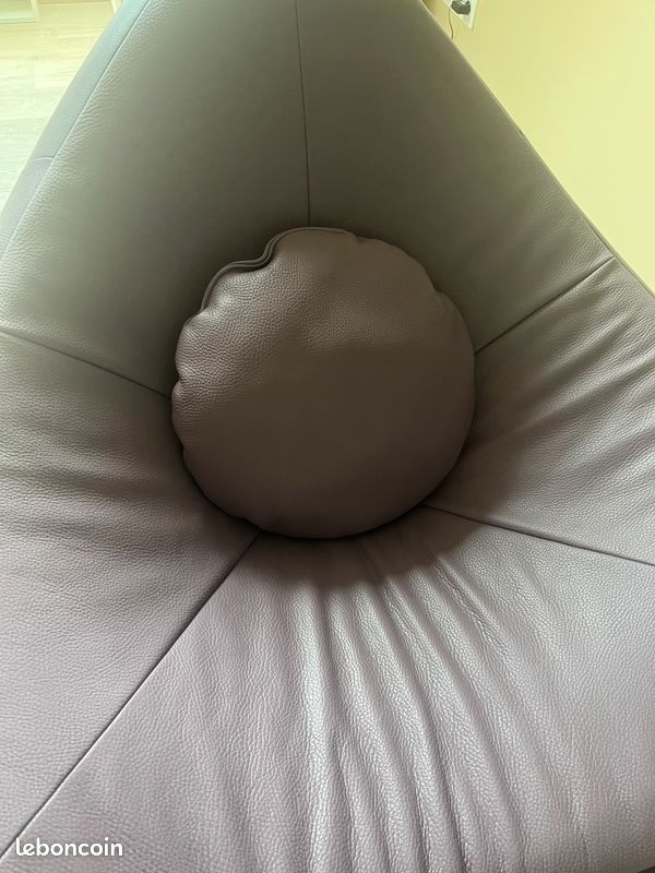 Fauteuil design Chili Rom en cuir (image 5)