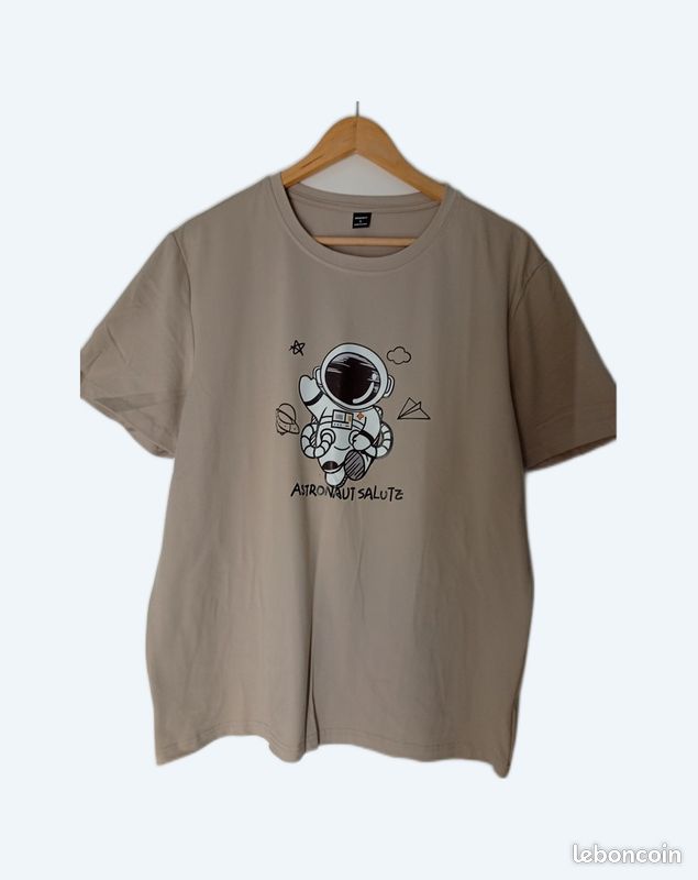 Astronaut T Shirt Nasa Shein Teen Boy Astronaut Letter Printed