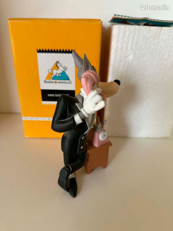 Figurine Rare Le Loup (Tex Avery) – Démons Et Merveilles 1995 – Résine – Occasion