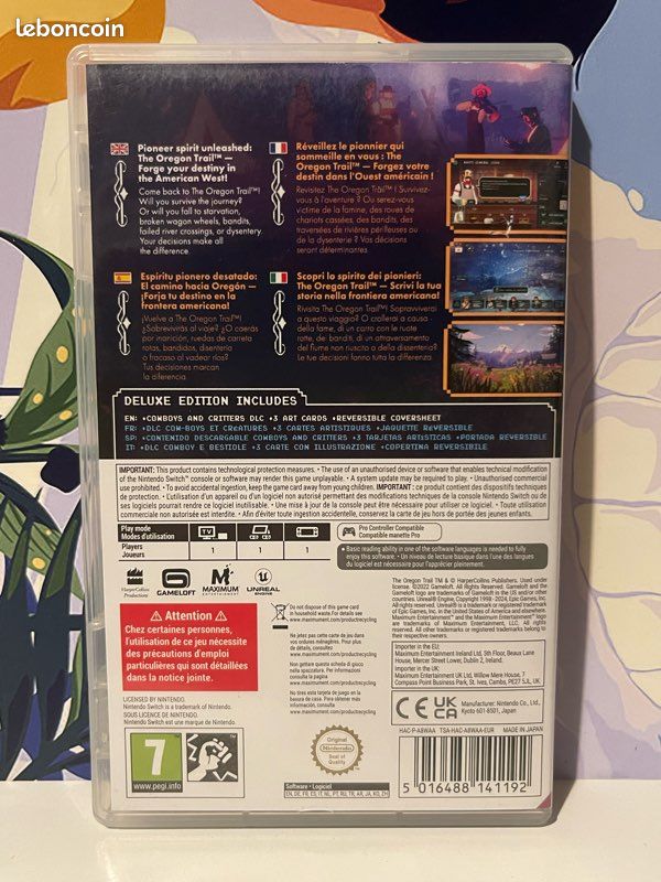 The Oregon Trail Deluxe Édition Nintendo Switch (image 3)