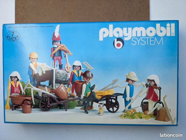 PLAYMOBIL 3076 - La paysanne fermière avec ses poules poussins oeufs et coq EUR 12,00 - PicClick FR