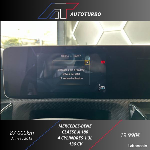 Mercedes CLASSE A 180 136CH BUSINESS LINE 7G-DCT (image 15)