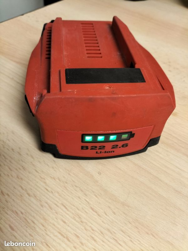 Test, avis et prix : Batterie HILTI B 22/5.2 Li-ion 22 V 5,2