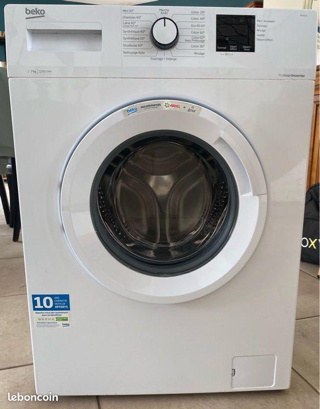 Machine à laver beko WCA 272 profondeur 45cm (image 1)