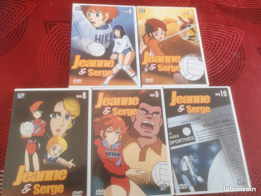 Jeanne et Serge – Intégrale 10 DVD – Anime culte années 80 – VF (image 5)