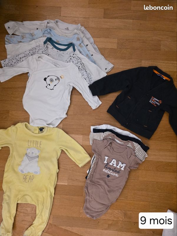 Lot vêtement bébé 9 mois (image 1)