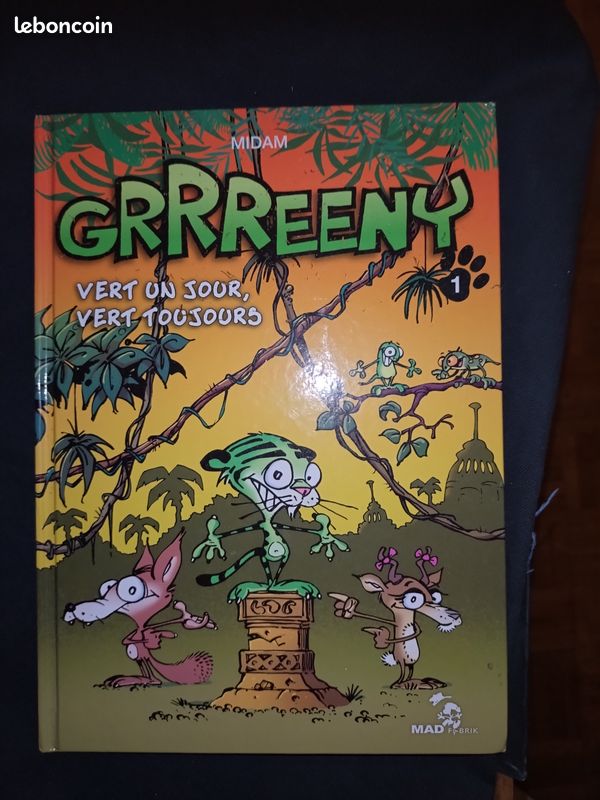 Livre BD Grrreeny 1 Vert un jour, Vert toujours de Midam Edition Mad Fabrik (image 6)