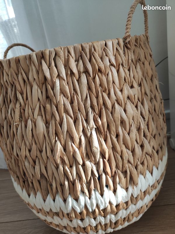 Panier rotin naturel (image 5)