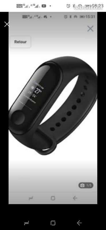 Xiaomi Mi Band 3 - Tracker d'activité (Ecran : 0,78") (image 1)