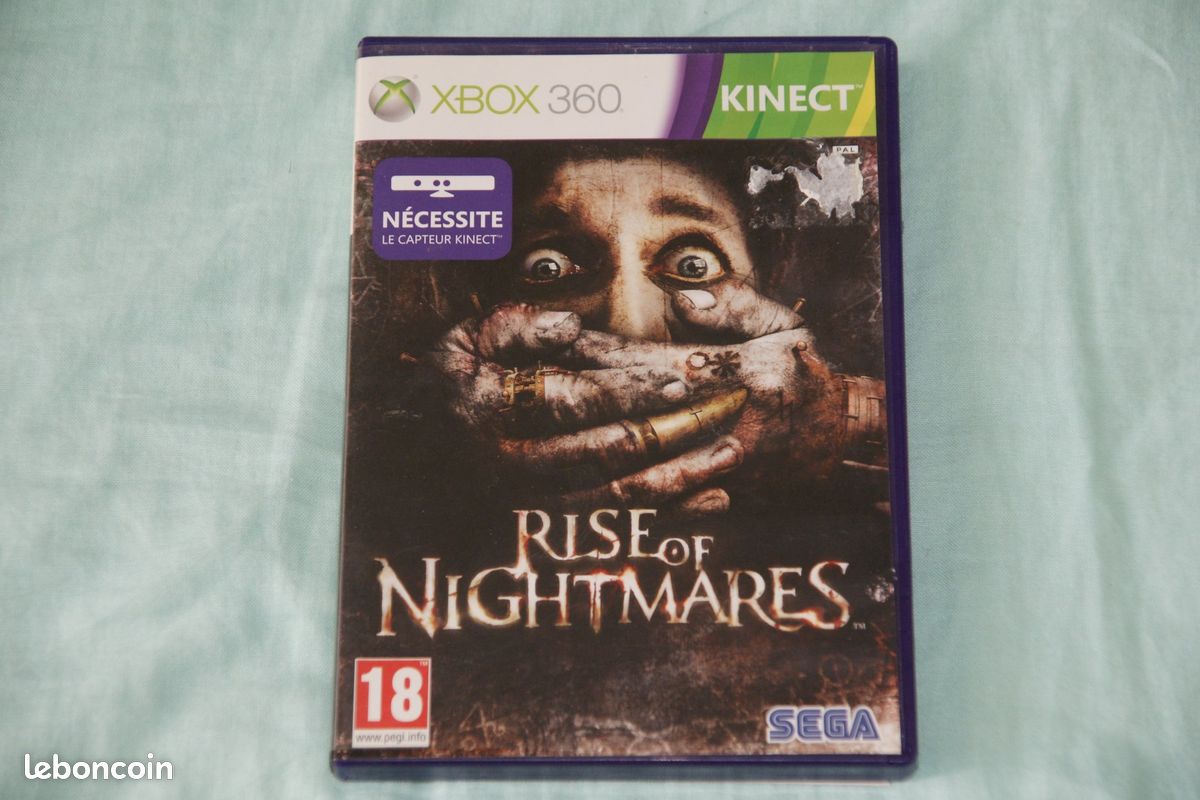 Jeu Xbox 360 Rise Of Nightmare - En Très Bon état (boîtier Et Manuel Inclus)