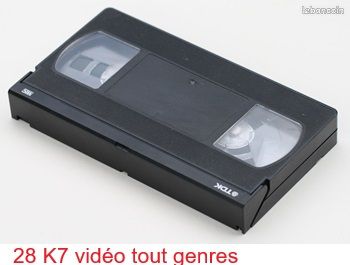 28 CASSETTES vidéo tous genres : film, dessin animé, documentaire, etc (tout be/1 non testée) (image 1)