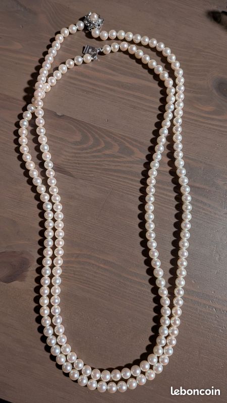 Collier sautoir perles (image 1)