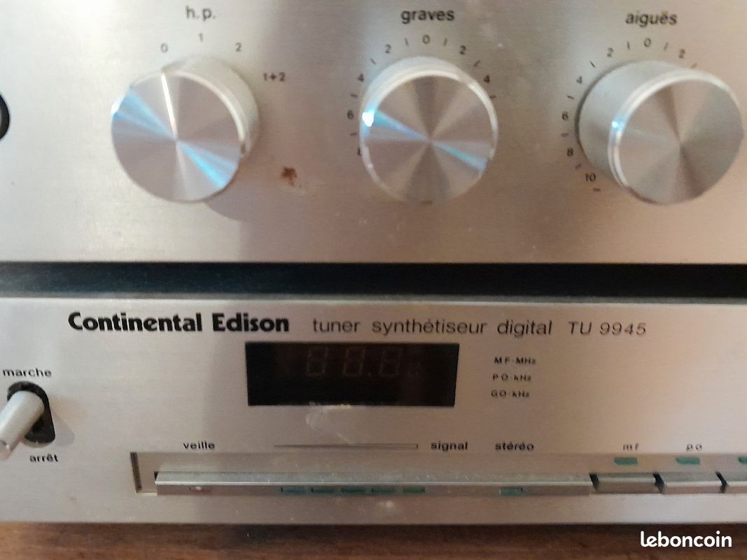 Ampli tuner Continental Edison AT9726 - Photo, audio & vidéo