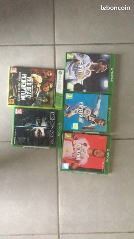 Lot de 5 jeux pour XBOX ONE (image 1)
