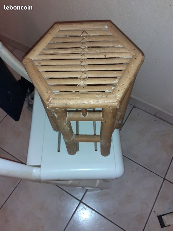 Tabouret en bambou (image 1)