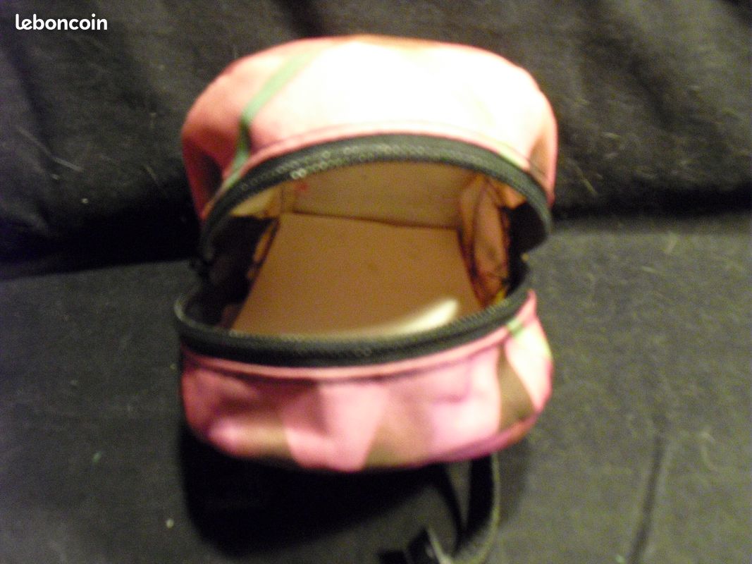 Sacoche de selle rose vintage (image 3)