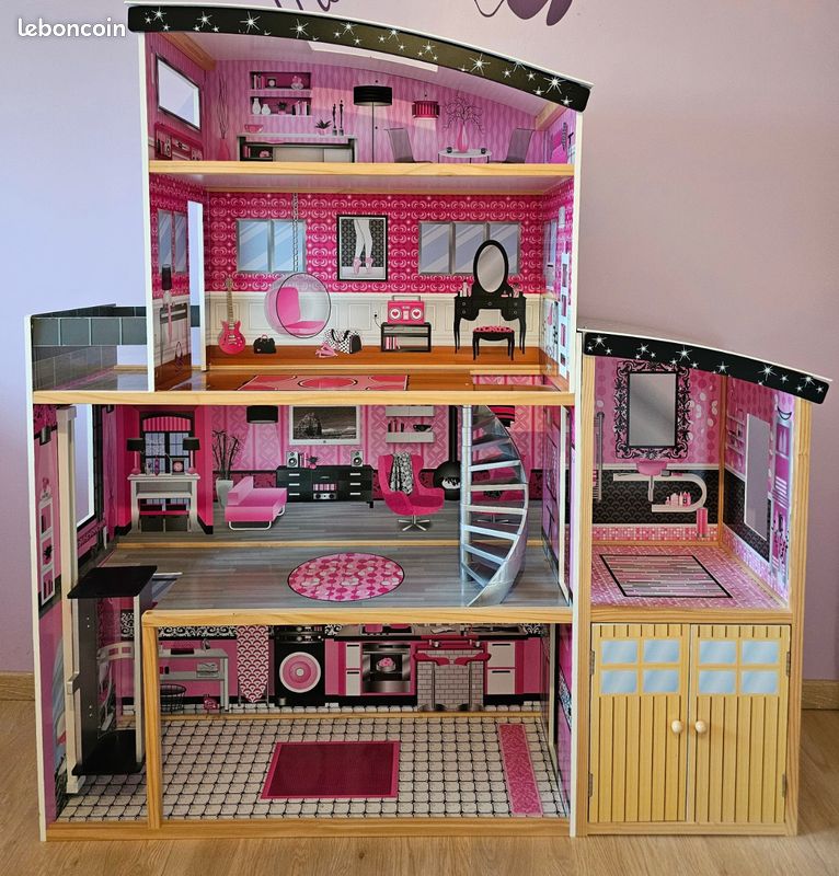 KidKraft Maison de poupée Barbie Sparkle Mansion Jeux Jouets