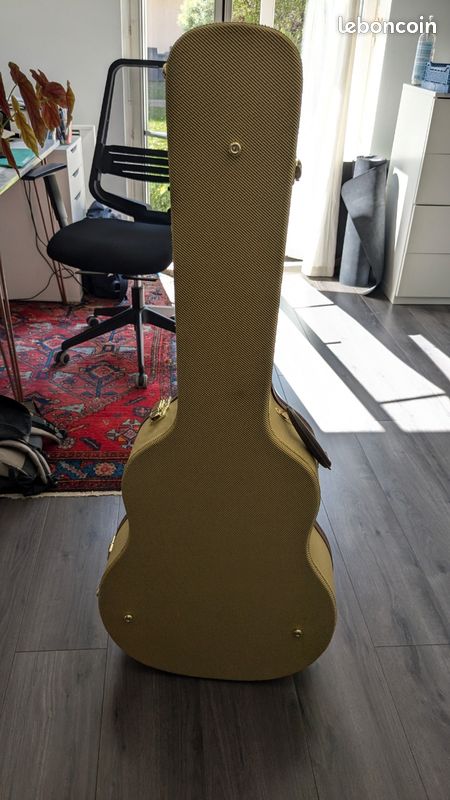 Étui Rigide Pour Guitare Acoustique Dreadnought - Protection Renforcée Avec Fermetures Verrouillables - Intérieur Doublé