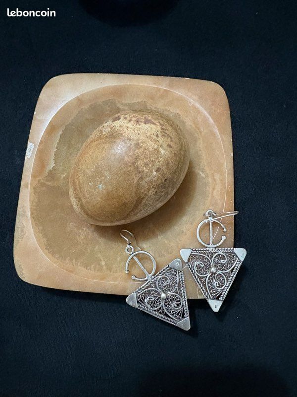 Boucles d'oreilles en argent berbère - France