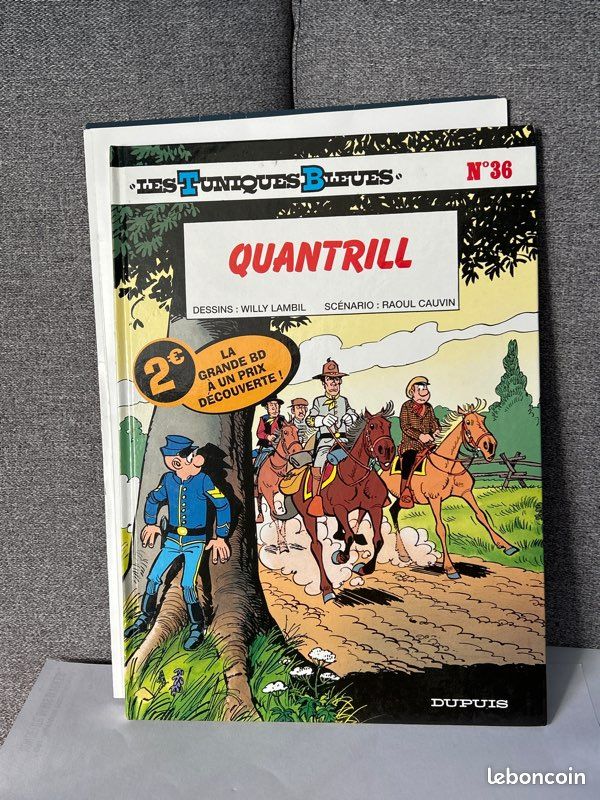 Les Tuniques Bleues, tome 36 - Quantrill Willy Lambil (Dessins), Raoul Cauvin (Scénario) (image 1)