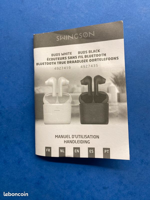 Écouteurs Bluetooth-Swingson, utilisés qu’une seule fois et nettoyés (image 8)