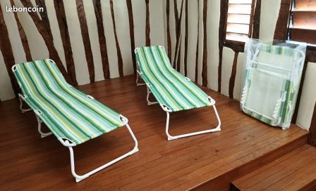 Chaise Longue Bain de Soleil HAMO IKEA Lot de Ameublement