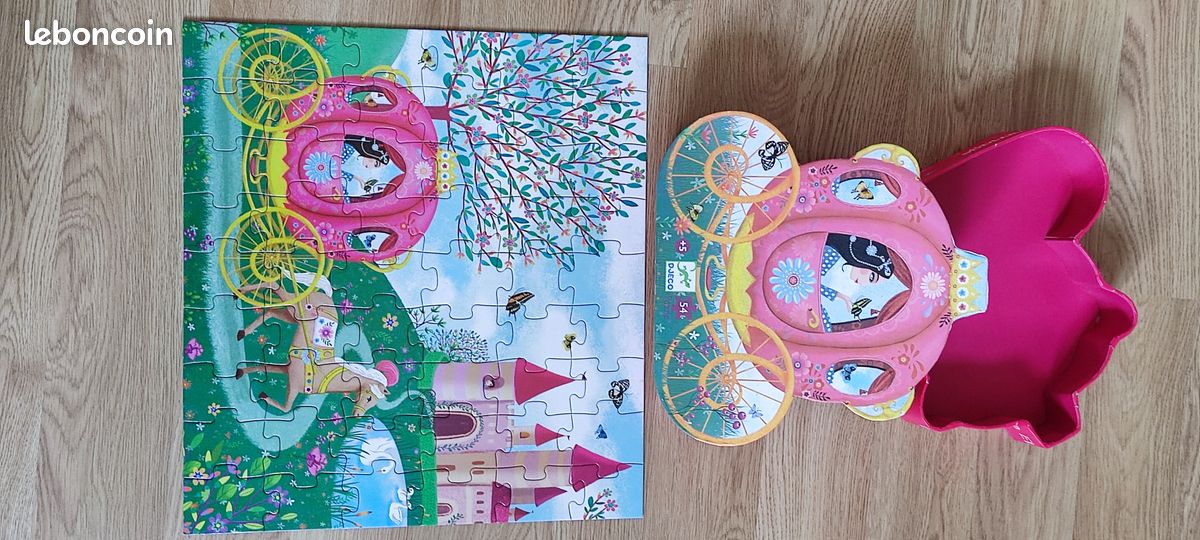 Puzzle Le carrosse d'Elise Djeco 5 ans, Fille/Princesse (image 3)