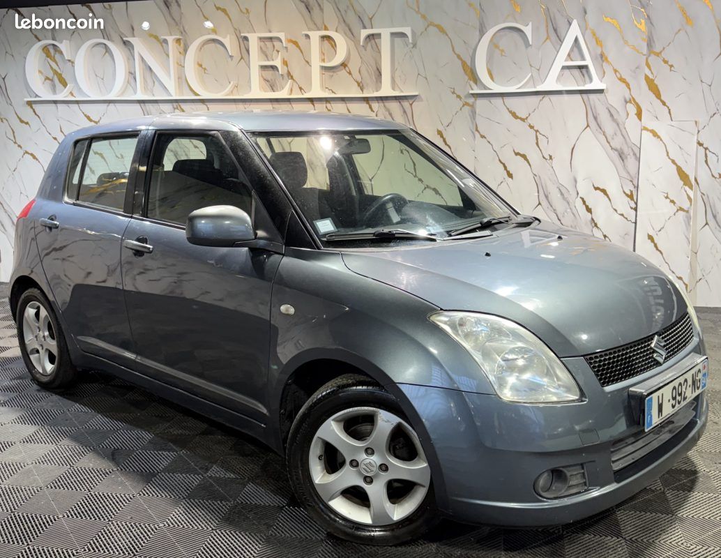 SUZUKI SWIFT 2007 - 75 CH - 63 221Kms - Premier Main - Parfait Etat - DIstrib ok- SUIVIT SUZUKI (image 1)