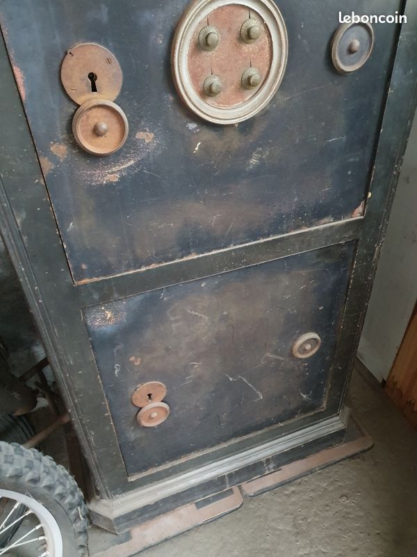 Coffre fort ancien "Dubois Oudin" des années 1900 vintage (image 4)