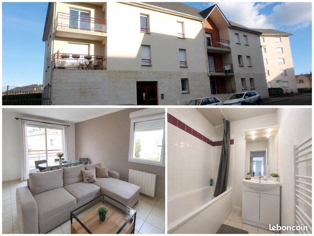 Appartement 2 pièces 45 m² · à Yvetot · 45 m² · 650 €