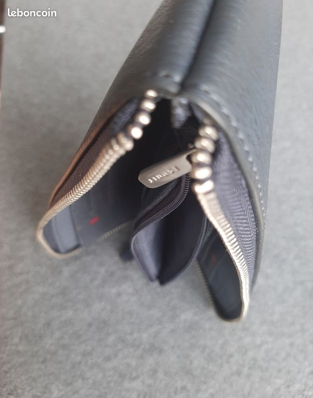 Compagnon Esprit Portefeuille Bleu Marine 22cmx10cm (image 13)