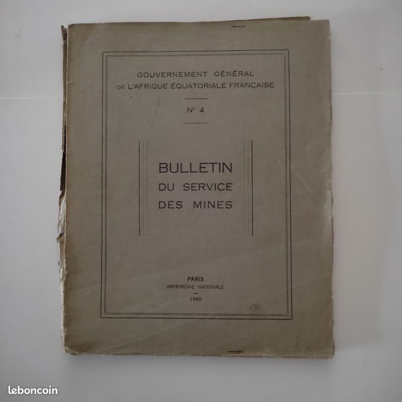 Exploration géologique et minière de la Haute-Sangha et de la région de Bouar-Baboua (image 1)