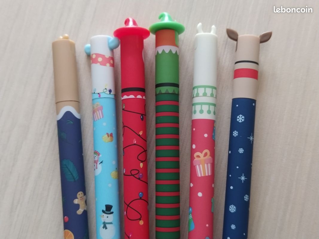 Lot 6 stylos effaçables édition Noël Neufs (image 4)