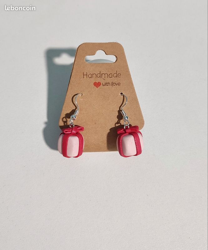 Boucles d'oreilles artisanales cadeaux (image 2)