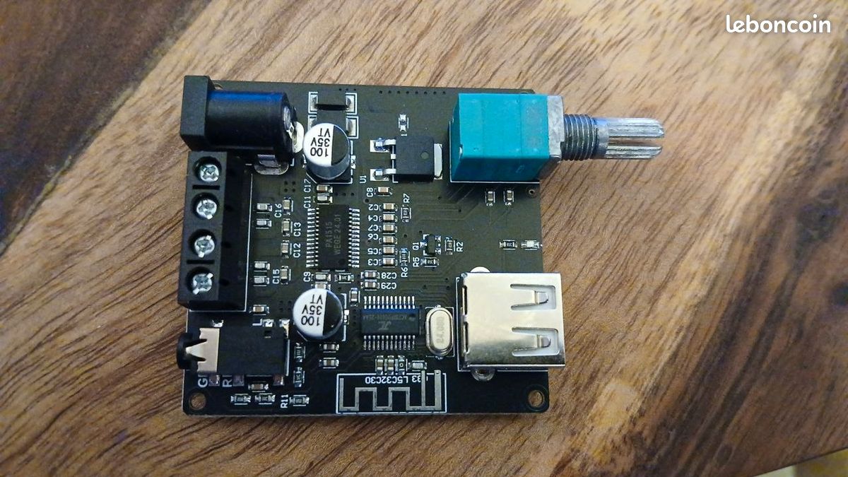 Paire d'enceintes vintage + Bluetooth Audio Amplificateur (image 3)