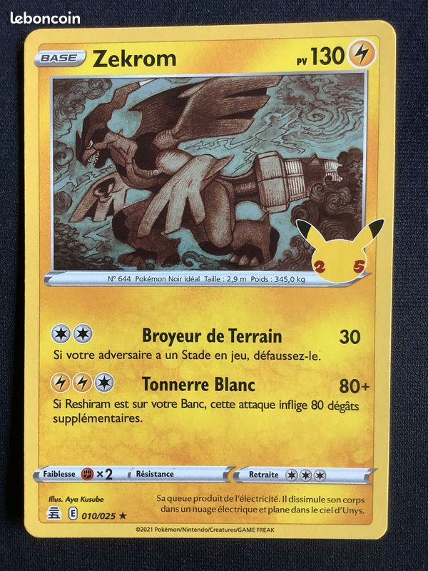 Zekrom 10/25 (holographique) (image 1)