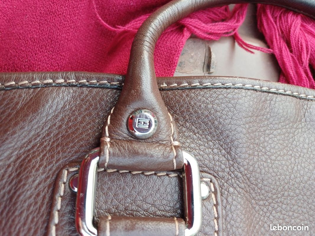SAC CUIR TOMMY HILFIGER - vintage (image 7)