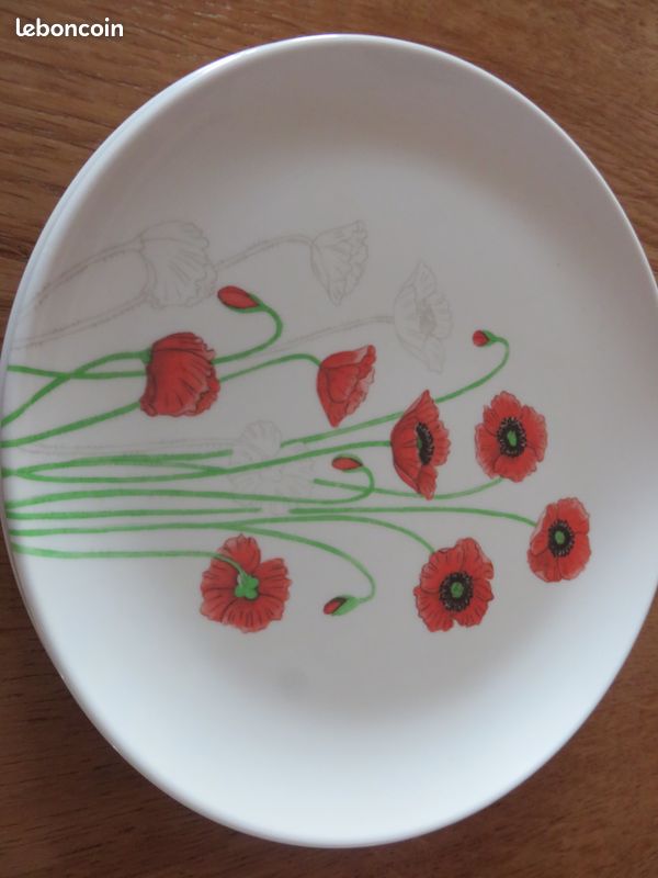 Assiettes plastiques decoree (image 2)