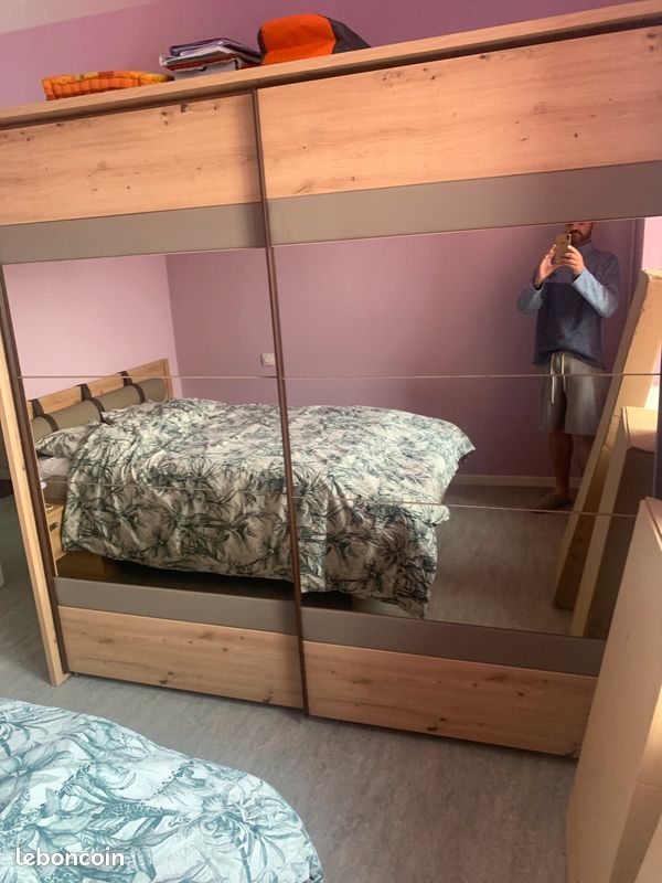 Vend chambre à coucher neuf sous garantie avec facture (image 1)